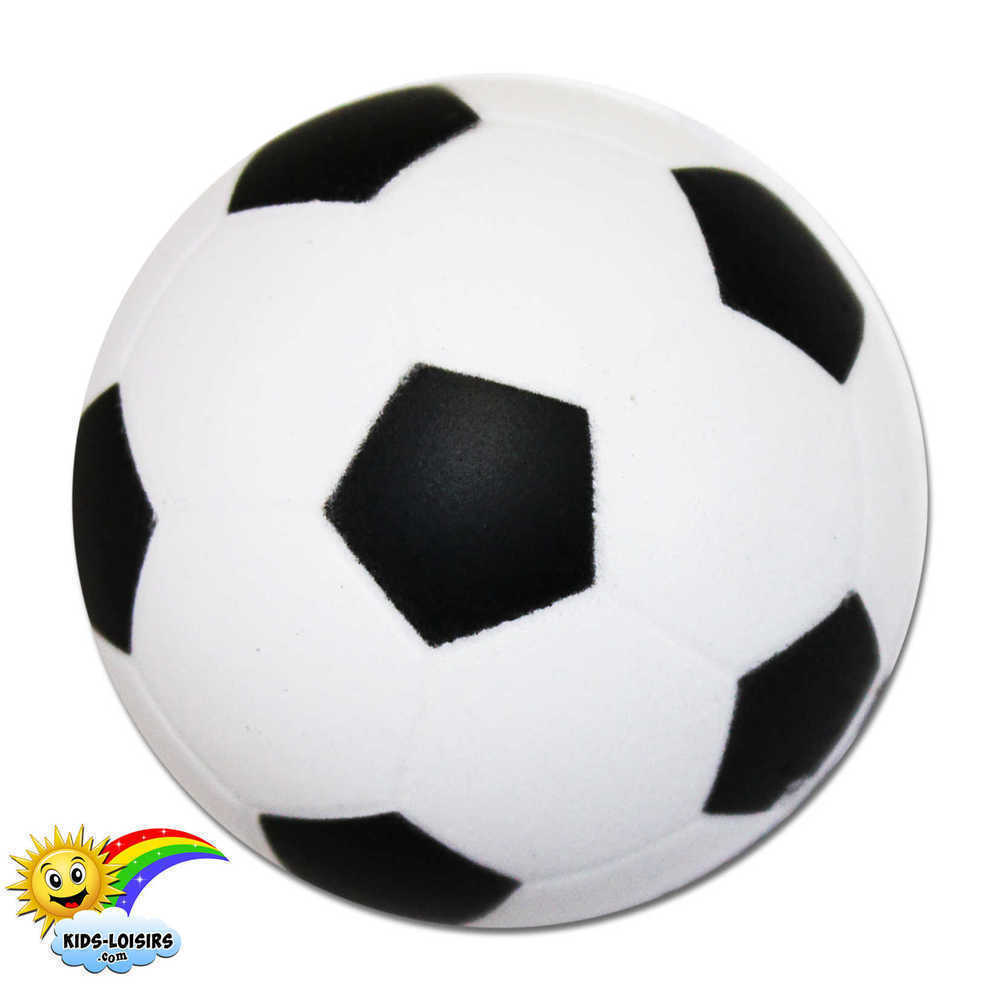Ballon de Football pour Enfants, Balle En Mousse Souple et Rebondissante,  Jeu de Loisirs 6 Pouces rouge